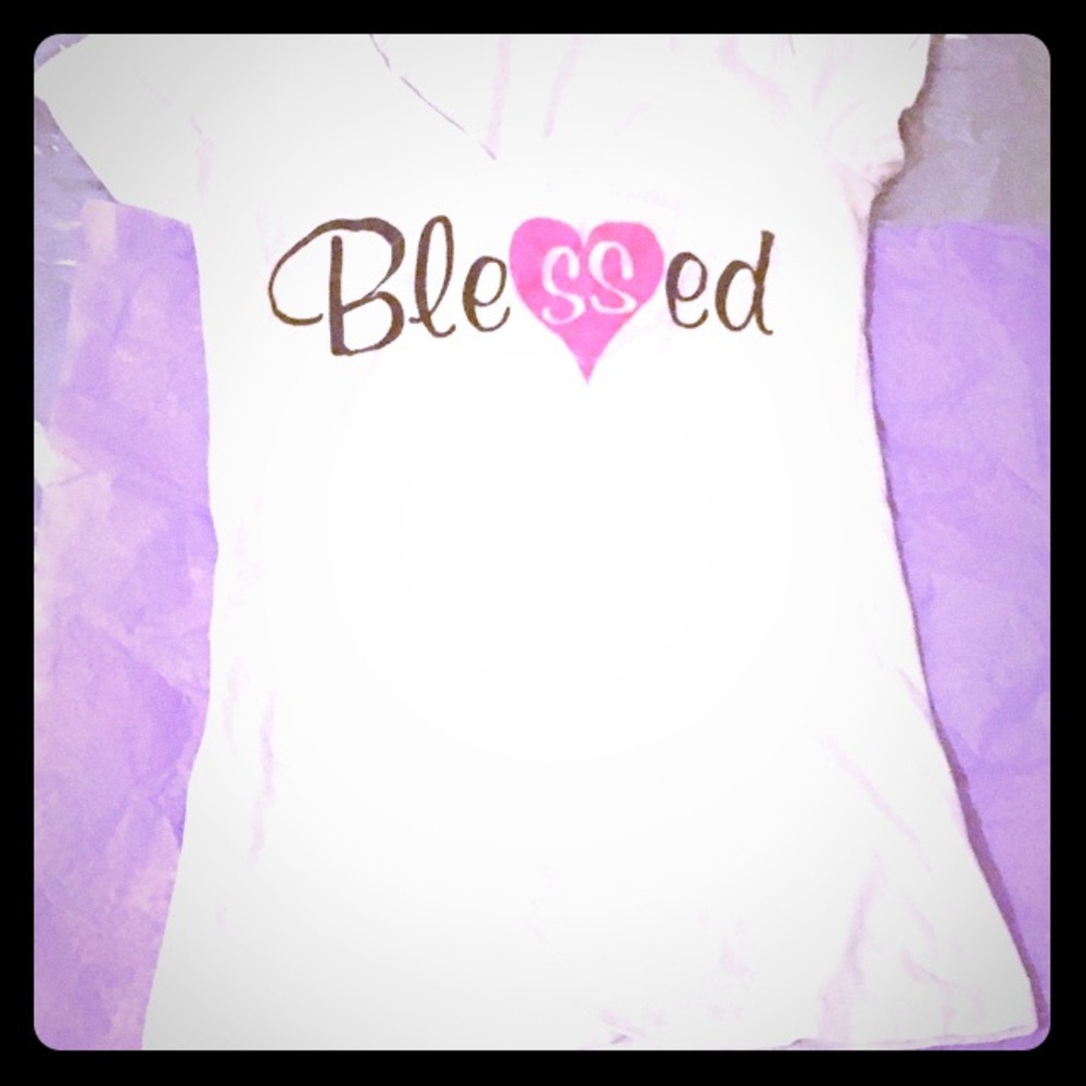 WHITE BLESSED SHIRT